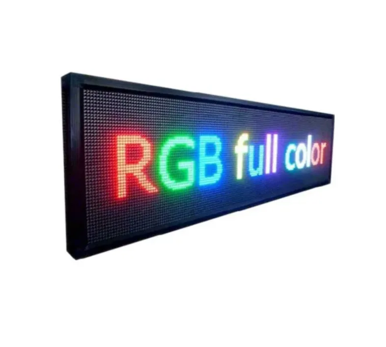 Бегущая строка Р10 SMD, 7 цветов (640x160мм) HD-U63