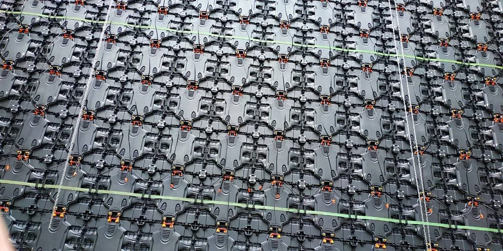 Экран уличный Р10 яркость 6500cd
